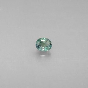 0.14 ct Multicolor Alexandrite Stone, Natural Alexandrite in Oval Facet Shape for Sale