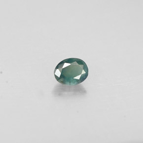 0.14 ct Multicolor Alexandrite Stone, Natural Alexandrite in Oval Facet Shape for Sale
