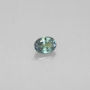 0.14 ct Multicolor Alexandrite Stone, Natural Alexandrite in Oval Facet Shape for Sale