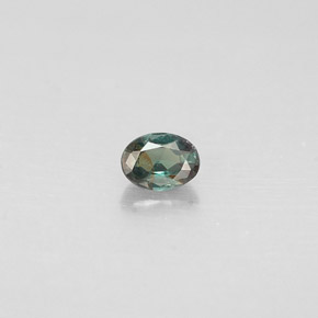 0.12 ct Multicolor Alexandrite Stone, Natural Alexandrite in Oval Facet Shape for Sale