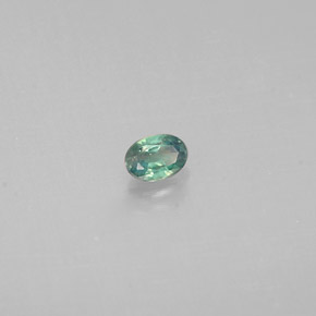0.08 ct Multicolor Alexandrite Stone, Natural Alexandrite in Oval Facet Shape for Sale