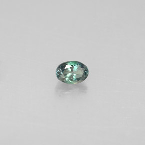 0.10 ct Multicolor Alexandrite Stone, Natural Alexandrite in Oval Facet Shape for Sale