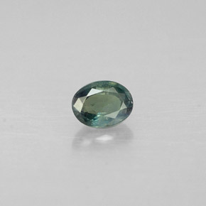 0.17 ct Multicolor Alexandrite Stone, Natural Alexandrite in Oval Facet Shape for Sale