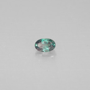 0.11 ct Multicolor Alexandrite Stone, Natural Alexandrite in Oval Facet Shape for Sale
