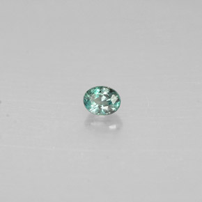 0.07 ct Multicolor Alexandrite Stone, Natural Alexandrite in Oval Facet Shape for Sale