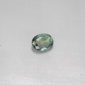 0.14 ct Multicolor Alexandrite Stone, Natural Alexandrite in Oval Facet Shape for Sale