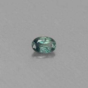 0.12 ct Multicolor Alexandrite Stone, Natural Alexandrite in Oval Facet Shape for Sale