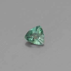0.15 ct Multicolor Alexandrite Stone, Natural Alexandrite in Trillion Facet Shape for Sale