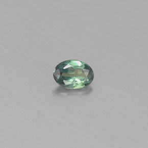 0.11 ct Multicolor Alexandrite Stone, Natural Alexandrite in Oval Facet Shape for Sale