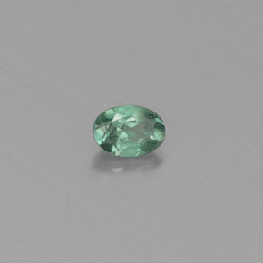 0.13 ct Multicolor Alexandrite Stone, Natural Alexandrite in Oval Facet Shape for Sale