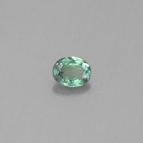 0.13 ct Multicolor Alexandrite Stone, Natural Alexandrite in Oval Facet Shape for Sale
