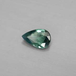 0.38 ct Multicolor Alexandrite Stone, Natural Alexandrite in Pear Facet Shape for Sale