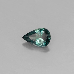 0.38 ct Multicolor Alexandrite Stone, Natural Alexandrite in Pear Facet Shape for Sale