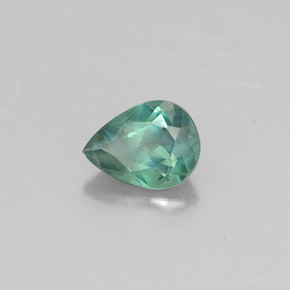0.34 ct Multicolor Alexandrite Stone, Natural Alexandrite in Pear Facet Shape for Sale