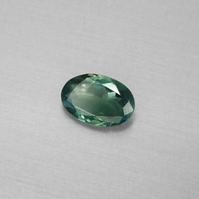 0.43 ct Multicolor Alexandrite Stone, Natural Alexandrite in Oval Facet Shape for Sale