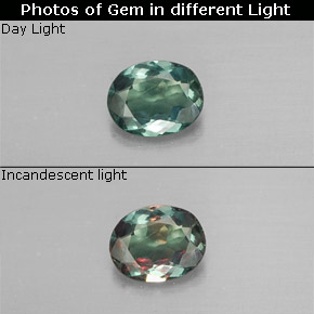 0.29 ct Multicolor Alexandrite Gemstone, Alexandrite Gem in Oval Facet Shape for Sale.