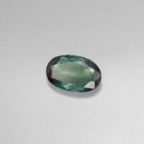 0.44 ct Multicolor Alexandrite Stone, Natural Alexandrite in Oval Facet Shape for Sale