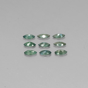 Alexandrite Gemstone in 3.8 x 1.9 mm Size for Sale, Alexandrite Stone in Green/Red Color