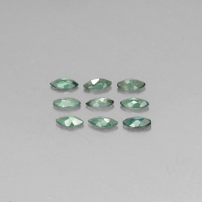 Alexandrite Gemstone in 4 x 2 mm (calibrated) Size for Sale, Alexandrite Stone in Green/Red Color