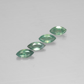 0.58 ct Multicolor Alexandrite Stone, Natural Alexandrite in Marquise Facet Shape for Sale