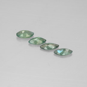 Alexandrite Gemstone in 5 x 2.5 mm (calibrated) Size for Sale, Alexandrite Stone in Green/Red Color