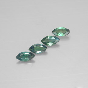 0.59 ct Multicolor Alexandrite Stone, Natural Alexandrite in Marquise Facet Shape for Sale