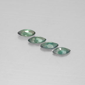 Alexandrite Gemstone in 5 x 2.5 mm (calibrated) Size for Sale, Alexandrite Stone in Green/Red Color