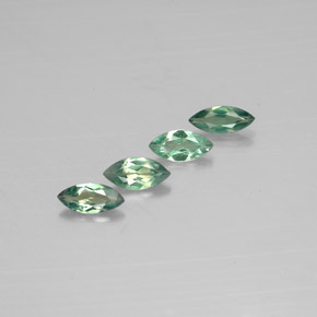 0.45 ct Multicolor Alexandrite Stone, Natural Alexandrite in Marquise Facet Shape for Sale