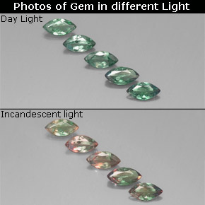 1.11 ct Multicolor Alexandrite Gemstone, Alexandrite Gem in Marquise Facet Shape for Sale.