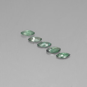 Alexandrite Gemstone in 6 x 3 mm (calibrated) Size for Sale, Alexandrite Stone in Green/Red Color