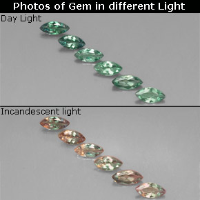 0.70 ct Multicolor Alexandrite Gemstone, Alexandrite Gem in Marquise Facet Shape for Sale.