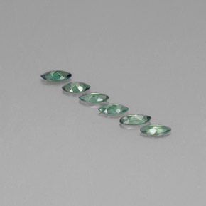 Alexandrite Gemstone in 4.9 x 2.4 mm Size for Sale, Alexandrite Stone in Green/Red Color
