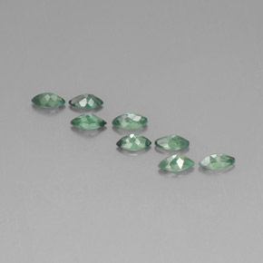 Alexandrite Gemstone in 5 x 2.5 mm (calibrated) Size for Sale, Alexandrite Stone in Green/Red Color