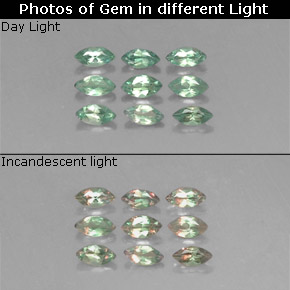 0.73 ct Multicolor Alexandrite Gemstone, Alexandrite Gem in Marquise Facet Shape for Sale.