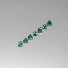 0.77 ct Multicolor Alexandrite Stone, Natural Alexandrite in Trillion Facet Shape for Sale