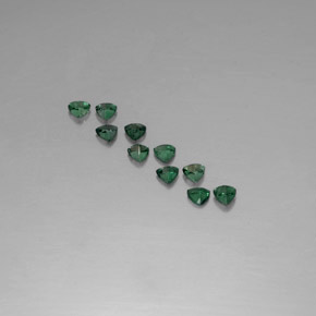 Alexandrite Gemstone in 3.1 x 3.1 mm Size for Sale, Alexandrite Stone in Green/Red Color