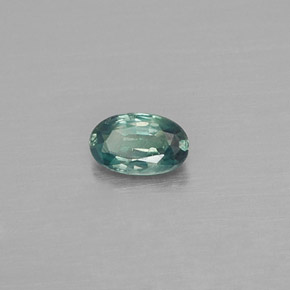 0.17 ct Multicolor Alexandrite Stone, Natural Alexandrite in Oval Facet Shape for Sale