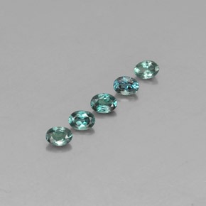 0.68 ct Multicolor Alexandrite Stone, Natural Alexandrite in Oval Facet Shape for Sale