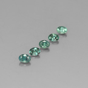 0.81 ct Multicolor Alexandrite Stone, Natural Alexandrite in Oval Facet Shape for Sale