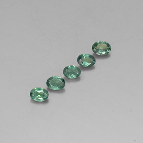 0.66 ct Multicolor Alexandrite Stone, Natural Alexandrite in Oval Facet Shape for Sale