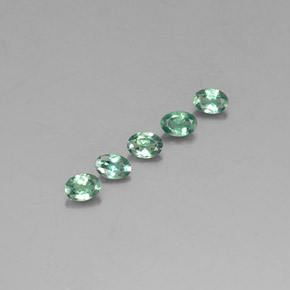 0.55 ct Multicolor Alexandrite Stone, Natural Alexandrite in Oval Facet Shape for Sale