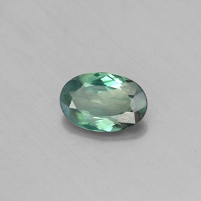0.42 ct Multicolor Alexandrite Stone, Natural Alexandrite in Oval Facet Shape for Sale
