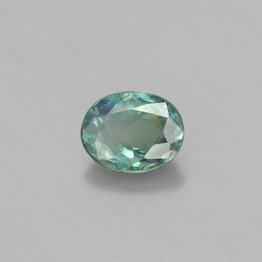 0.47 ct Multicolor Alexandrite Stone, Natural Alexandrite in Oval Facet Shape for Sale