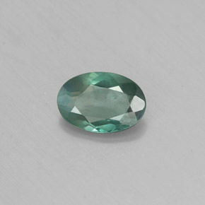 0.45 ct Multicolor Alexandrite Stone, Natural Alexandrite in Oval Facet Shape for Sale