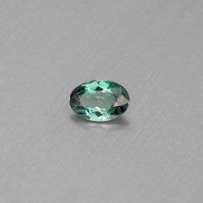 0.36 ct Multicolor Alexandrite Stone, Natural Alexandrite in Oval Facet Shape for Sale