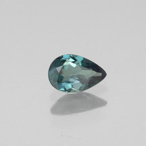 0.34 ct Multicolor Alexandrite Stone, Natural Alexandrite in Pear Facet Shape for Sale