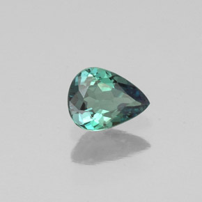 0.28 ct Multicolor Alexandrite Stone, Natural Alexandrite in Pear Facet Shape for Sale