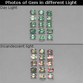 1.99 ct Multicolor Alexandrite Gemstone, Alexandrite Gem in Oval Facet Shape for Sale.
