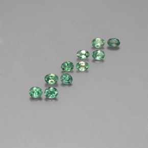 2.04 ct Multicolor Alexandrite Stone, Natural Alexandrite in Oval Facet Shape for Sale