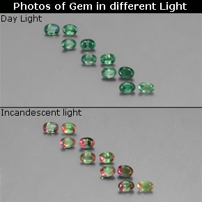 1.15 ct Color-Change Alexandrite Gemstone, Alexandrite Gem in Oval Facet Shape for Sale.